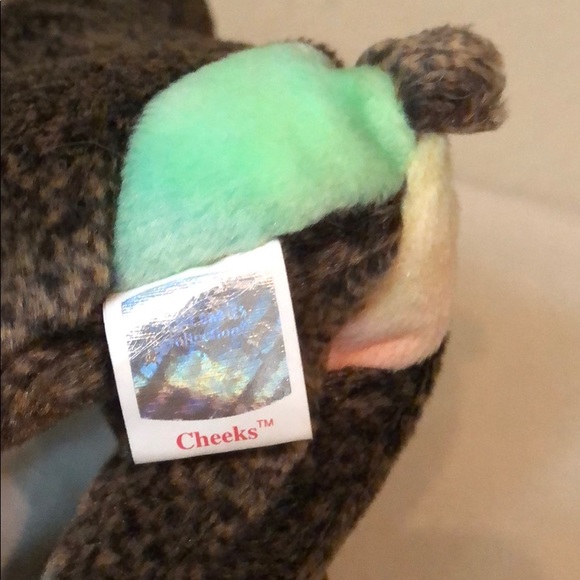 Cheeks the Baboon Ty The Beanie Babies Collection - Picture 7 of 8